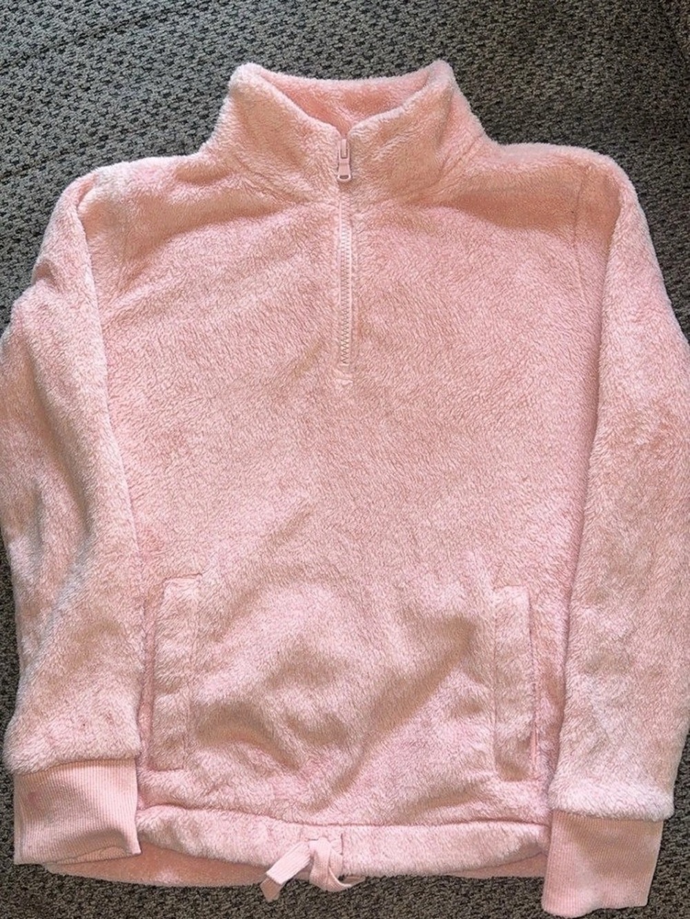 Old Navy Girls Pink Fleece Half-Zip Size 10-12